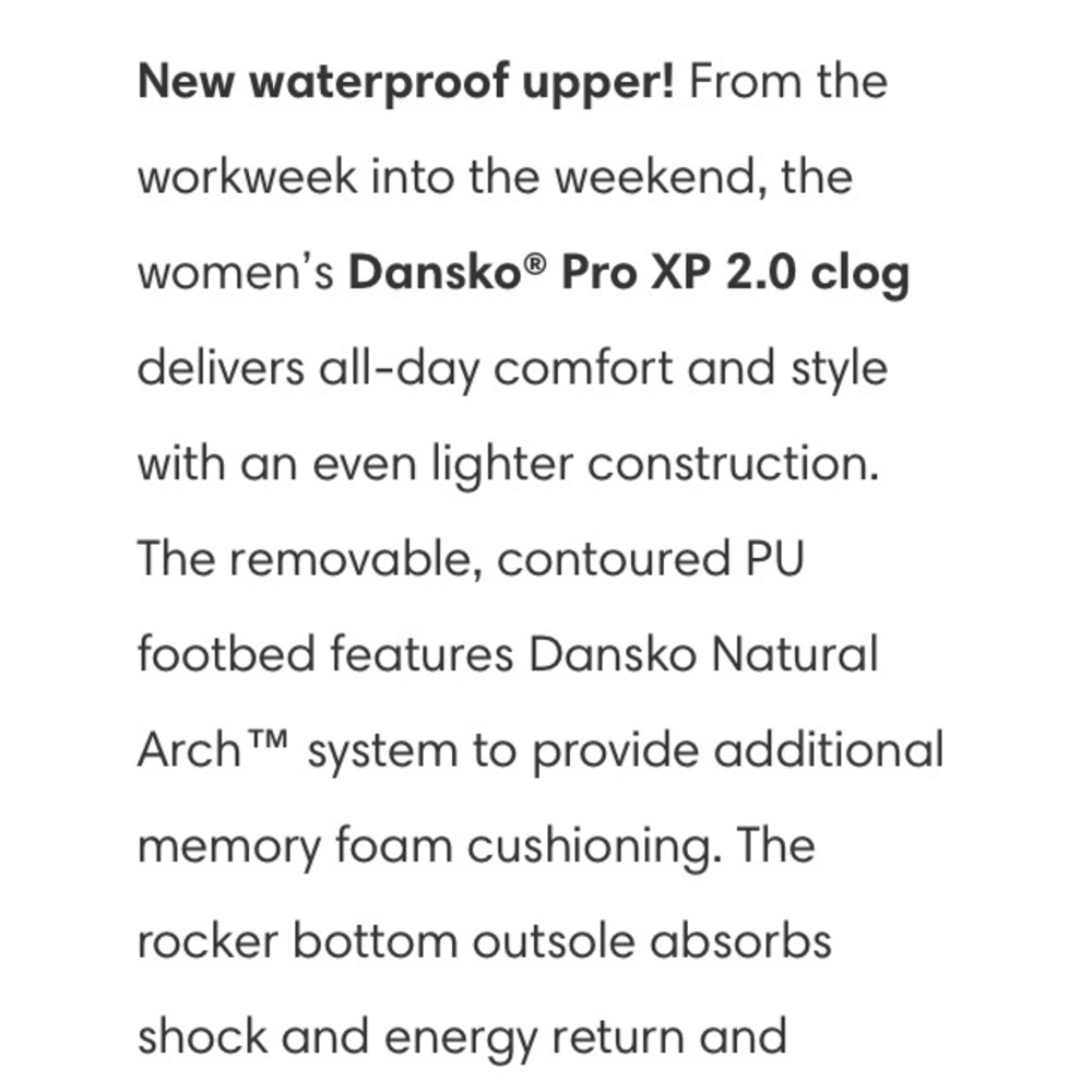 Dansko Pro 2.0 XP clog - Picture 8 of 10